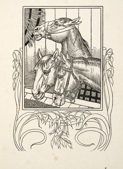 Hilfe für die Alten, aus Hundert Anekdoten über Tiere, veröffentlicht 1924 von Percy J. Billingshurst