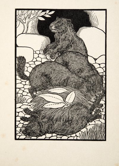 Arbeitsteilung, aus Hundert Anekdoten über Tiere, veröffentlicht 1924 von Percy J. Billingshurst