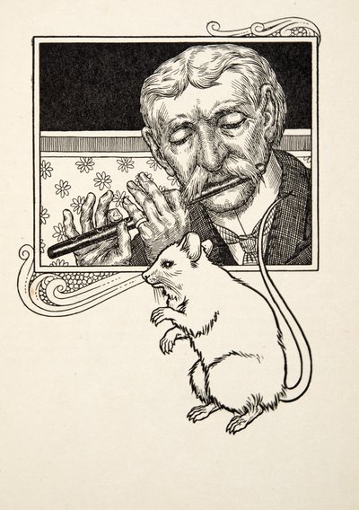 Musikalische Mäuse, aus Hundert Anekdoten über Tiere, veröffentlicht 1924 von Percy J. Billingshurst