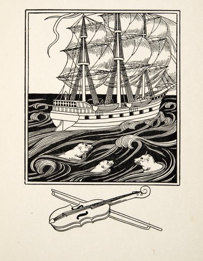 Musikalische Robben, aus Hundert Anekdoten von Tieren, veröffentlicht 1924 von Percy J. Billingshurst