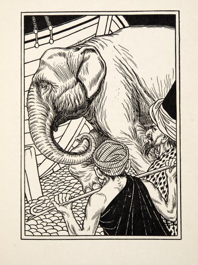 Edle Ausdauer, aus Hundert Anekdoten über Tiere, veröffentlicht 1924 von Percy J. Billingshurst