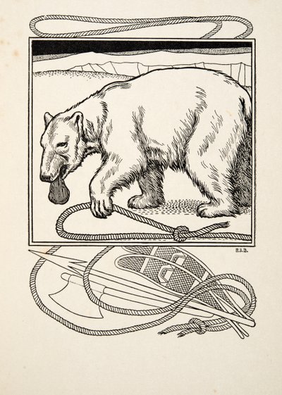 Kluger Bär, aus Hundert Anekdoten über Tiere, veröffentlicht 1924 von Percy J. Billingshurst