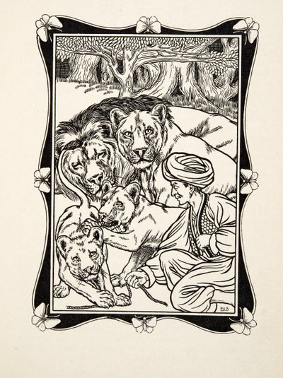 Die Rechte der Gastfreundschaft, aus Hundert Anekdoten von Tieren, veröffentlicht 1924 von Percy J. Billingshurst
