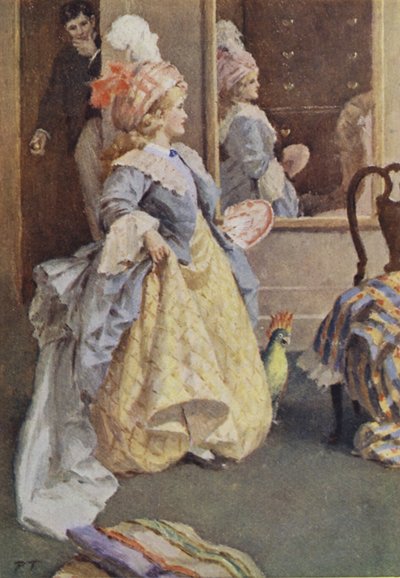 Illustration für Little Women von Louis M. Alcott von Percy Tarrant