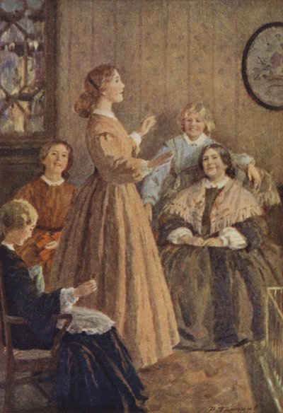Illustration für Little Women von Louis M. Alcott von Percy Tarrant
