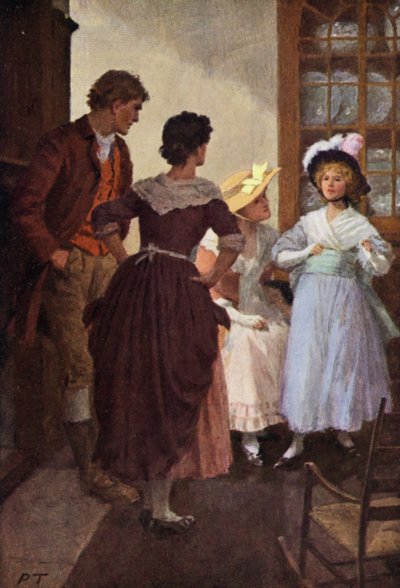 Illustration für Wuthering Heights von Emily Bronte von Percy Tarrant