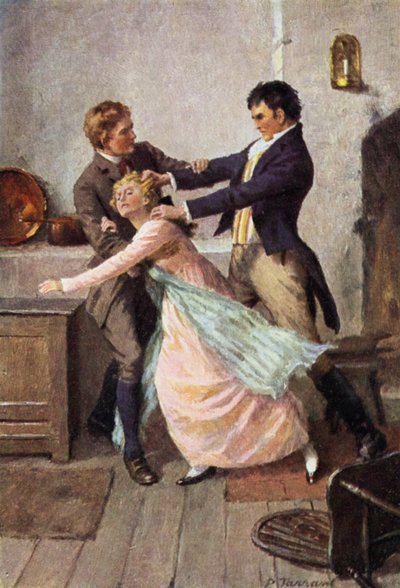 Illustration für Wuthering Heights von Emily Bronte von Percy Tarrant