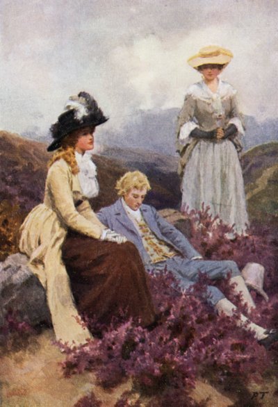 Illustration für Wuthering Heights von Emily Bronte von Percy Tarrant