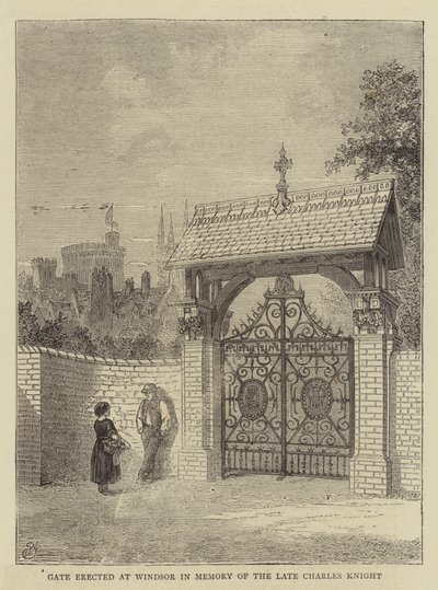 Tor errichtet in Windsor zum Gedenken an den verstorbenen Charles Knight von Percy William Justyne
