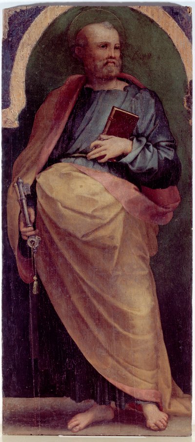 St. Peter, Seitenpanel (um 1535) von Perino del Vaga