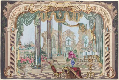 Bühnenhintergrund von Perkins Harnly
