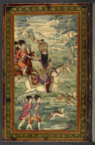 Porträt von Fath-Ali Shah Qajar, 
