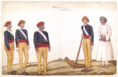 Zeltordonnanzen, um 1820-30 von Persian School