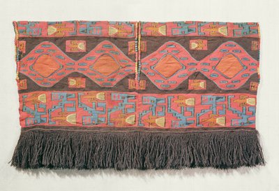 Hemd aus Interlock-Wolltapisserie, Nazca-Kultur von Peruvian School