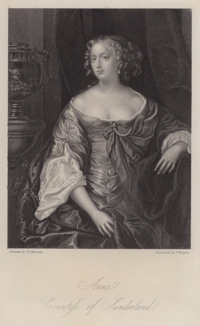 Anne Spencer, 3. Gräfin von Sunderland von Peter (after) Lely