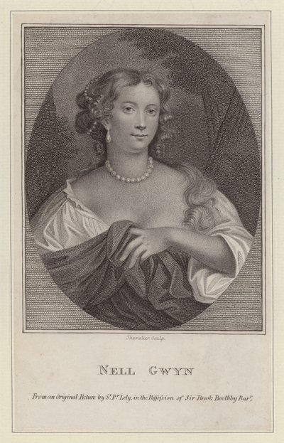 Nell Gwyn, Mätresse von König Karl II. von Peter (after) Lely
