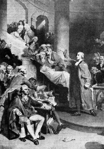 Patrick Henry 1736-1799, amerikanischer Revolutionär, 1775 von Peter Frederick Rothermel