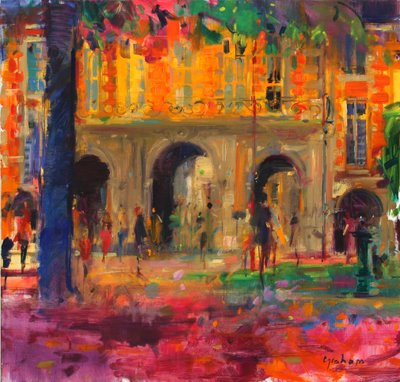 Der Königliche Pavillon, Place des Vosges von Peter Graham (Contemporary)