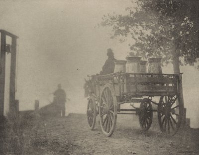 An der Fähre - Ein nebliger Morgen, 1890-1891, gedruckt 1893 von Peter Henry Emerson