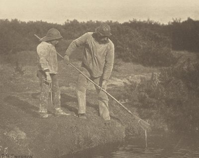 Aal-Fischen in den Gewässern von Suffolk von Peter Henry Emerson