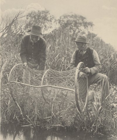 Aufstellen des Fangnetzes von Peter Henry Emerson