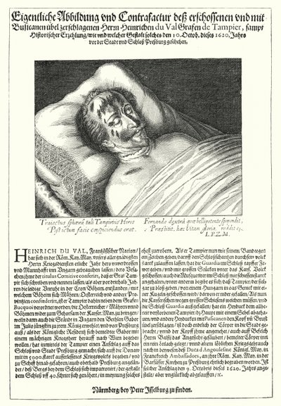 Der Körper von Henri du Val, Graf von Dampierre von Peter Isselburg