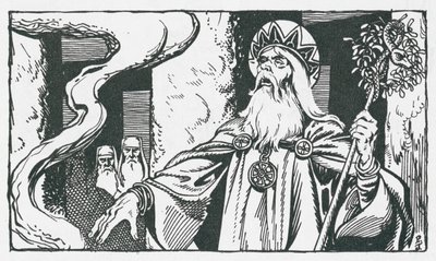 Druidenrituale auf dem Altarstein von Peter Jackson