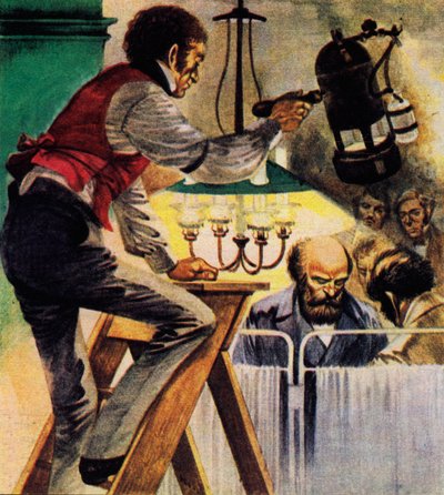 Joseph Lister bestand auf karbolischen Sprays im Operationssaal von Peter Jackson