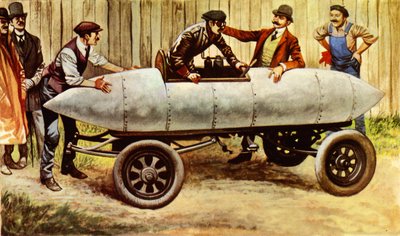 Le Jamais Contente, das erste Auto, das über 60 mph fuhr von Peter Jackson