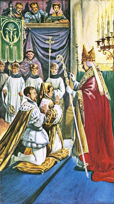 Königin Maria heiratet Prinz Philipp von Spanien von Peter Jackson