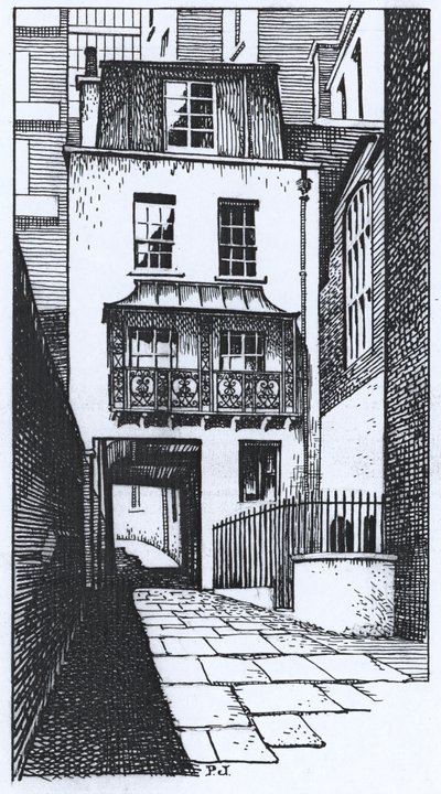 Das alte Wachhaus in Strand Lane von Peter Jackson