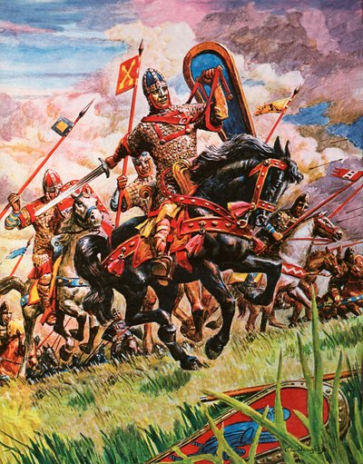 Wilhelm der Eroberer in der Schlacht von Hastings von Peter Jackson
