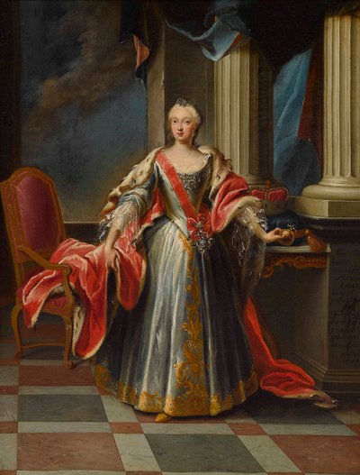 Porträt von Maria Anna Sophia von Sachsen 1728-1797, Kurfürstin von Bayern von Peter Jacob Horemans