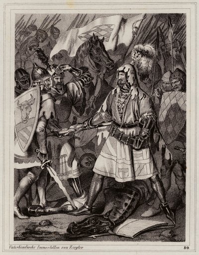 Johann der Blinde, König von Böhmen von Peter Johann Nepomuk Geiger