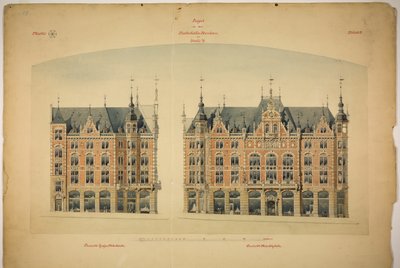 Rathskeller Neubau, Halle (Saale), Sachsen-Anhalt, Deutschland, Ansichten von Peter Joseph Weber