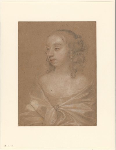 Porträt einer unbekannten Frau von Peter Lely (Sir)