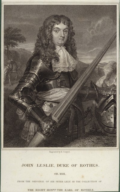 Porträt von John Leslie, Herzog von Rothes von Peter Lely