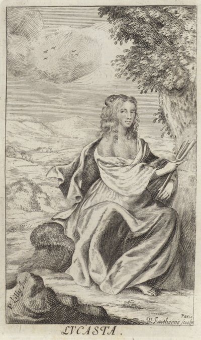 Porträt von Lucasta (Lucy Sacheverell) von Peter Lely