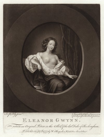 Porträt von Nell Gwyn von Peter Lely