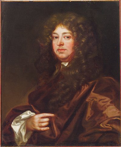 Porträt eines Gentlemans in brauner Robe von Peter Lely