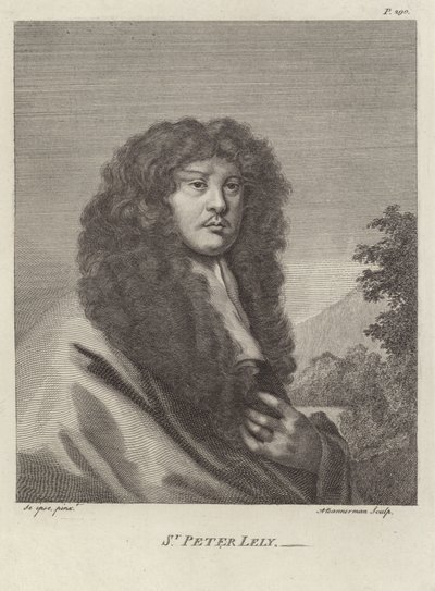 Sir Peter Lely, niederländischer Porträtmaler geboren als Pieter van der Faes von Peter Lely