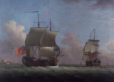 Die königliche Yacht Dublin von Peter Monamy