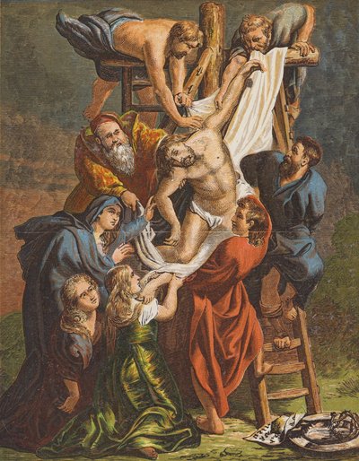 Abstieg Jesu Christi vom Kreuz von Peter Paul (after) Rubens
