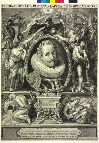 Heiliger Römischer Kaiser Ferdinand II von Peter Paul (after) Rubens