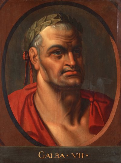 Kaiser Galba (3 v. Chr.-69) von Peter Paul (school of) Rubens