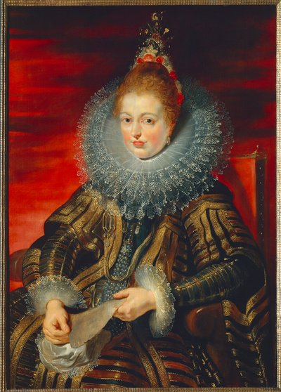 Porträt von Infantin Isabella Clara Eugenia von Habsburg von Peter Paul Rubens