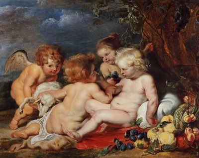 Christus mit dem Johannesknaben und Engeln von Peter Paul Rubens
