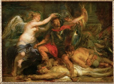 Krönung des Siegers, um 1630 von Peter Paul Rubens