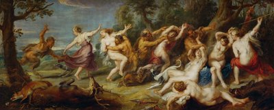 Diana und ihre Nymphen von Satyrn entdeckt, ca. 1635 von Peter Paul Rubens
