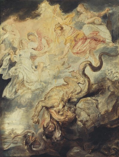 Die Versöhnung (Skizze zum Medici-Zyklus) von Peter Paul Rubens